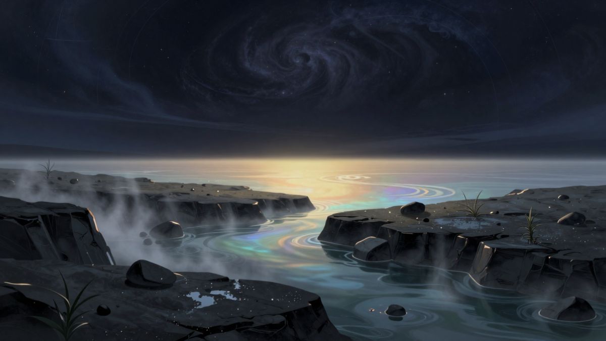 mystic illustration of time